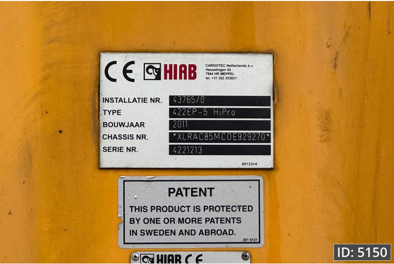 Leasing of DAF CF 85.410 SC, Euro 5, 8x2 / Hiab 422 EP5 + Radio / 5x extendable DAF CF 85.410 SC, Euro 5, 8x2 / Hiab 422 EP5 + Radio / 5x extendable: picture 7 Leasing of DAF CF 85.410 SC, Euro 5, 8x2 / Hiab 422 EP5 + Radio / 5x extendable DAF CF 85.410 SC, Euro 5, 8x2 / Hiab 422 EP5 + Radio / 5x extendable: picture 7
