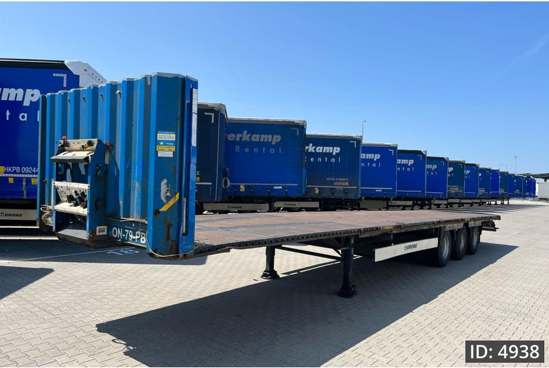 Krone SD Mega / Drum brakes - Dropside/ Flatbed semi-trailer: picture 1 Krone SD Mega / Drum brakes - Dropside/ Flatbed semi-trailer: picture 1