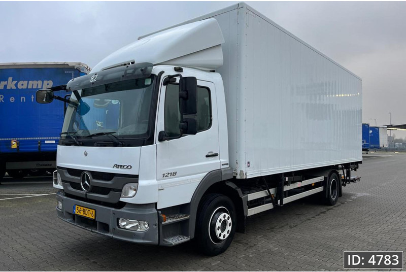 Mercedes-Benz Atego 1218 Day Cab, Euro 5, BDF / EPS automatic / standklima / DHOLLANDIA 2000KG - Container transporter/ Swap body truck: picture 1 Mercedes-Benz Atego 1218 Day Cab, Euro 5, BDF / EPS automatic / standklima / DHOLLANDIA 2000KG - Container transporter/ Swap body truck: picture 1