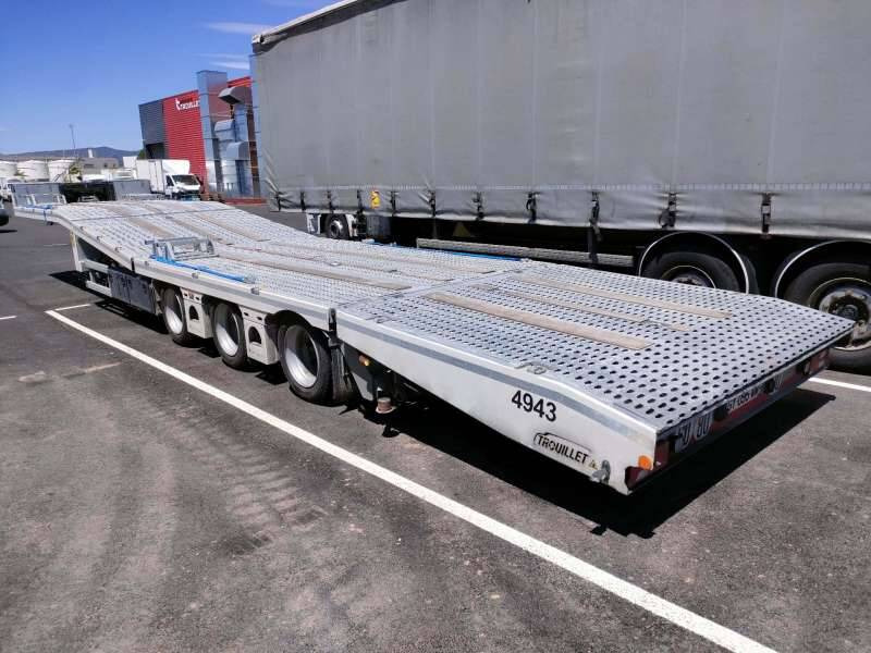Semi-remorque 3 Essieux 38 TONNES DRAWER PORTE A FAUX HYDRAULIQUE VOLET COULISSANT - Autotransporter semi-trailer: picture 2 Semi-remorque 3 Essieux 38 TONNES DRAWER PORTE A FAUX HYDRAULIQUE VOLET COULISSANT - Autotransporter semi-trailer: picture 2