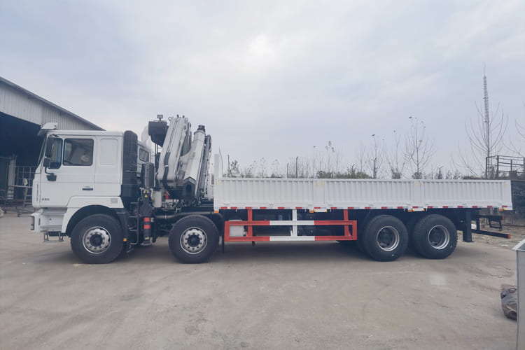 SHACMAN SHACMAN 8x4 Truck Mounted Crane for Sale in Nigeria - Crane truck: picture 4 SHACMAN SHACMAN 8x4 Truck Mounted Crane for Sale in Nigeria - Crane truck: picture 4