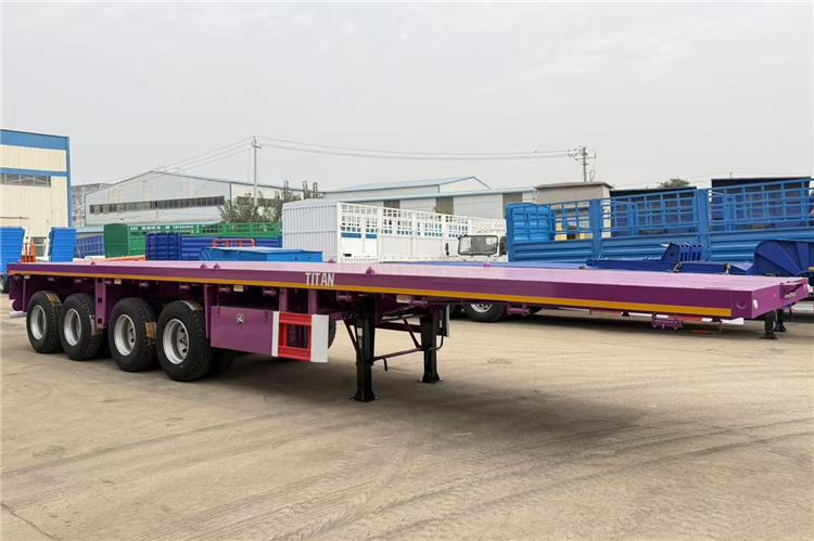 TITAN 4 Axle 40ft Flatbed Semi Trailer for Sale In Guam - Dropside/ Flatbed semi-trailer: picture 5 TITAN 4 Axle 40ft Flatbed Semi Trailer for Sale In Guam - Dropside/ Flatbed semi-trailer: picture 5