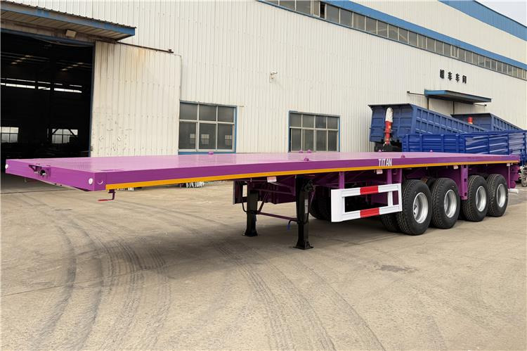 TITAN 4 Axle 40ft Flatbed Semi Trailer for Sale In Guam - Dropside/ Flatbed semi-trailer: picture 1 TITAN 4 Axle 40ft Flatbed Semi Trailer for Sale In Guam - Dropside/ Flatbed semi-trailer: picture 1