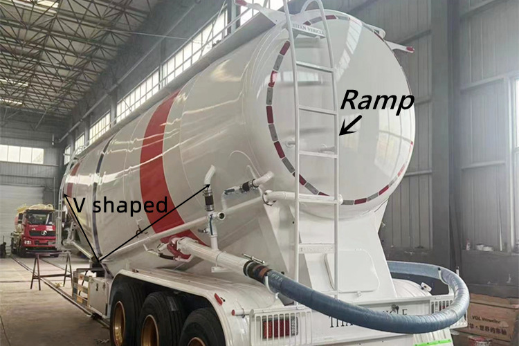 TITAN Bulk Cement Tank Truck for Sale in Tanzania - Silo semi-trailer: picture 4 TITAN Bulk Cement Tank Truck for Sale in Tanzania - Silo semi-trailer: picture 4