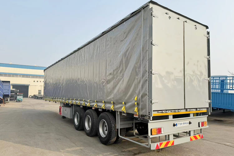 TITAN Curtain Trailer for Sale in Tanzania - Curtainsider semi-trailer: picture 3 TITAN Curtain Trailer for Sale in Tanzania - Curtainsider semi-trailer: picture 3