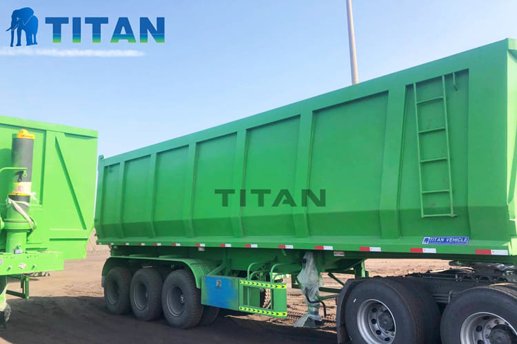 TITAN TITAN Heavy Duty Dump Trailers for Sale in Guinea - Tipper semi-trailer: picture 3 TITAN TITAN Heavy Duty Dump Trailers for Sale in Guinea - Tipper semi-trailer: picture 3