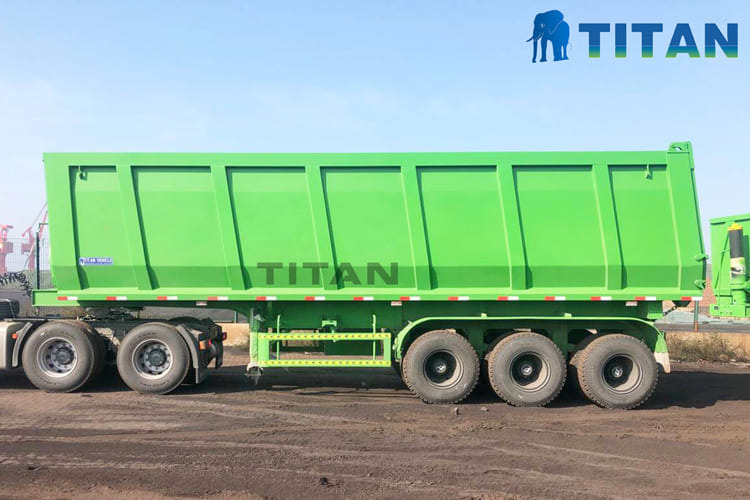 TITAN TITAN Heavy Duty Dump Trailers for Sale in Guinea - Tipper semi-trailer: picture 2 TITAN TITAN Heavy Duty Dump Trailers for Sale in Guinea - Tipper semi-trailer: picture 2