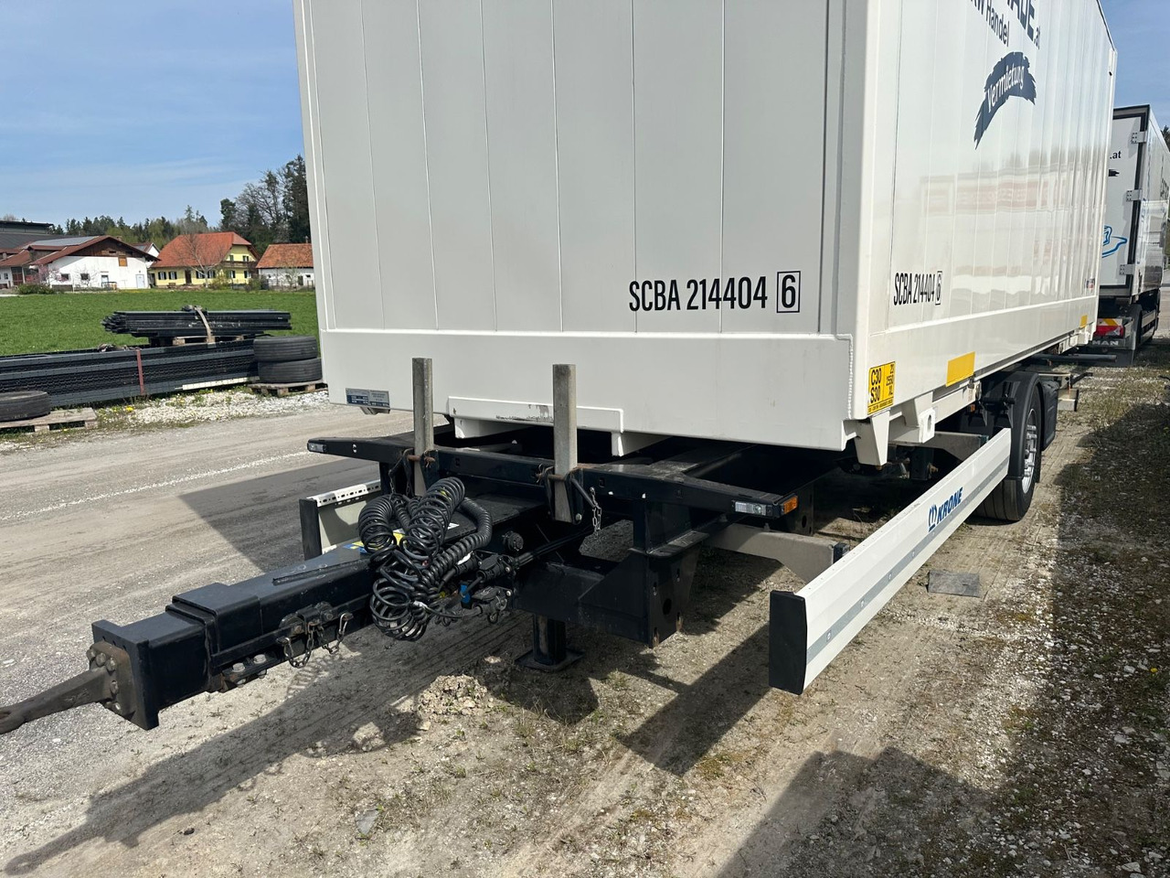 Krone ZE 1 Achs Maxi TÜV neu - Container transporter/ Swap body trailer: picture 1 Krone ZE 1 Achs Maxi TÜV neu - Container transporter/ Swap body trailer: picture 1