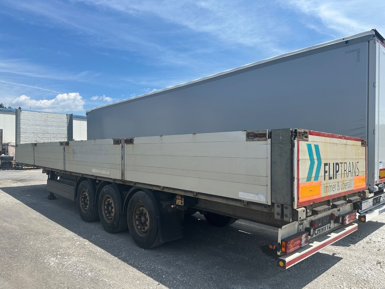 Schmitz Cargobull SCB 24 Bordwand 800 Lift - Dropside/ Flatbed semi-trailer: picture 3 Schmitz Cargobull SCB 24 Bordwand 800 Lift - Dropside/ Flatbed semi-trailer: picture 3