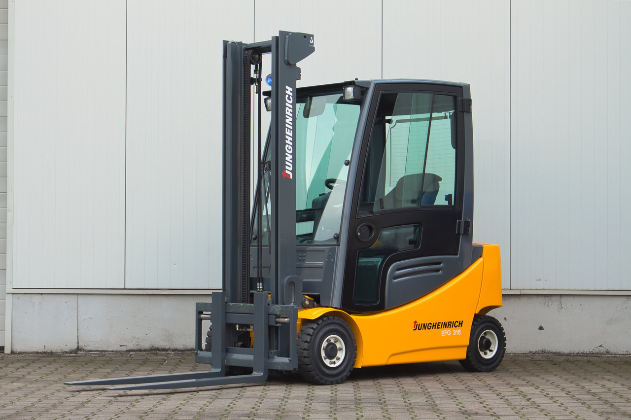 JUNGHEINRICH EFG316 Kabine Heizung Elektro 4-Rad - Electric forklift: picture 1 JUNGHEINRICH EFG316 Kabine Heizung Elektro 4-Rad - Electric forklift: picture 1