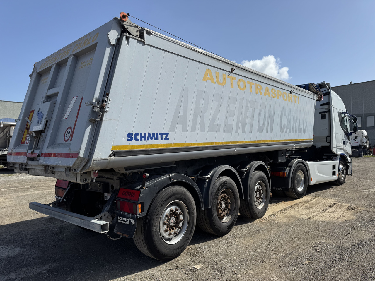 SCHMITZ SR Ribaltabile Post. in Alluminio - Tipper semi-trailer: picture 3 SCHMITZ SR Ribaltabile Post. in Alluminio - Tipper semi-trailer: picture 3