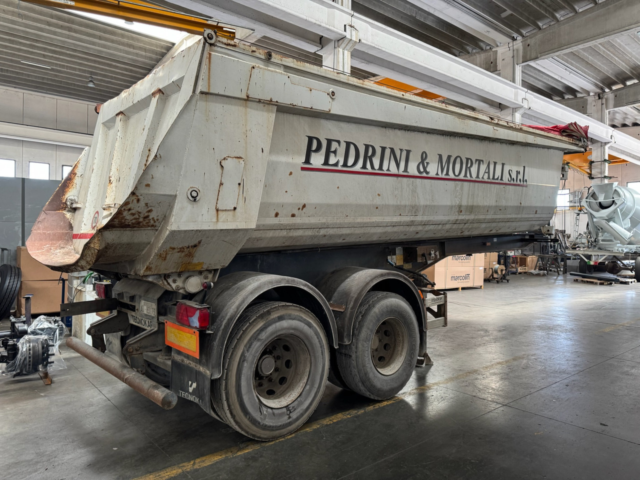TECNOKAR T2GP Semirimorchio Ribaltabile Mezzo d'opera - Tipper semi-trailer: picture 1 TECNOKAR T2GP Semirimorchio Ribaltabile Mezzo d'opera - Tipper semi-trailer: picture 1