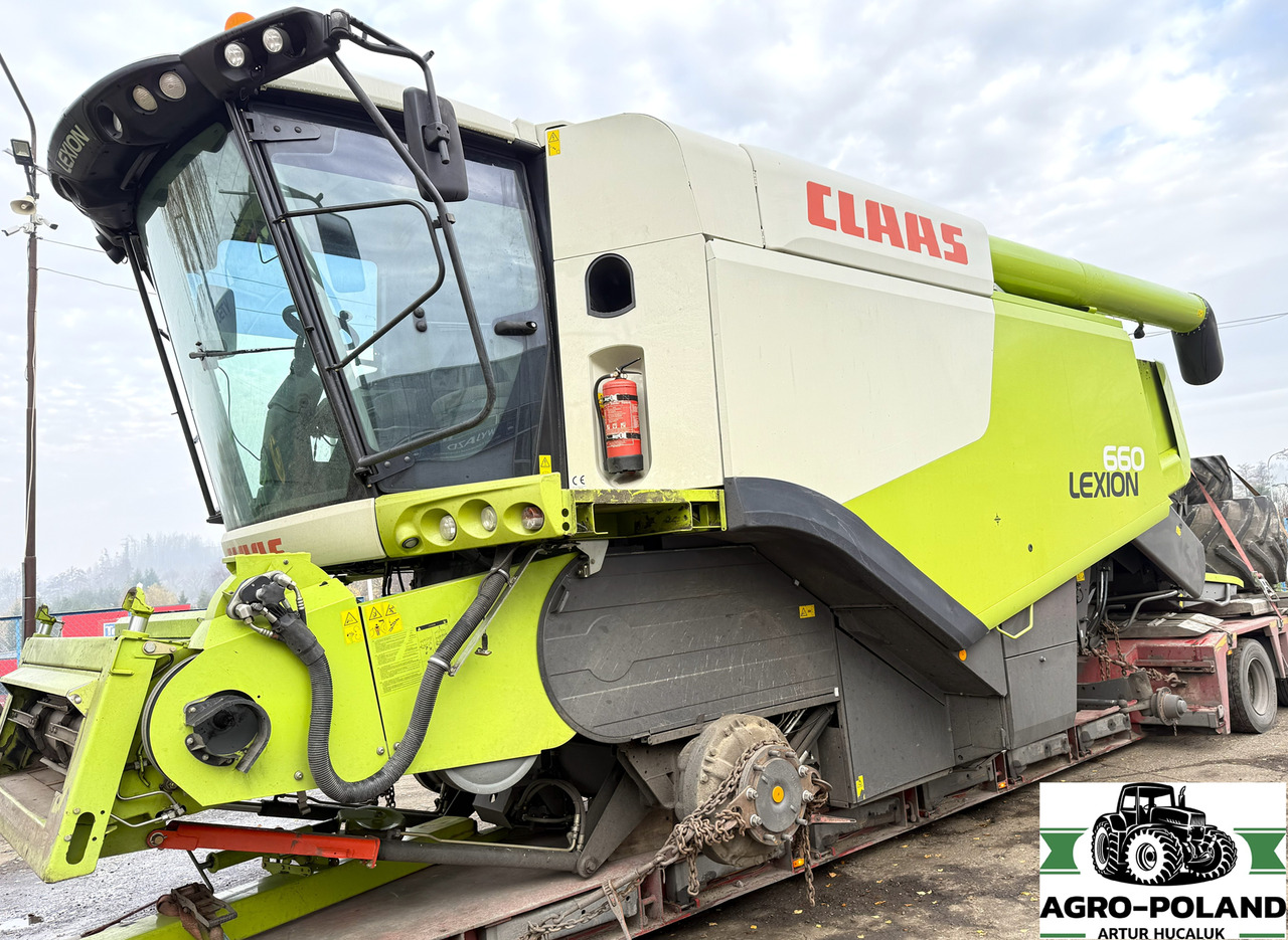 CLAAS LEXION 660 - 2013 ROK - NOWSZY MODEL - 2468 H - VARIO 750 - Combine harvester: picture 2 CLAAS LEXION 660 - 2013 ROK - NOWSZY MODEL - 2468 H - VARIO 750 - Combine harvester: picture 2