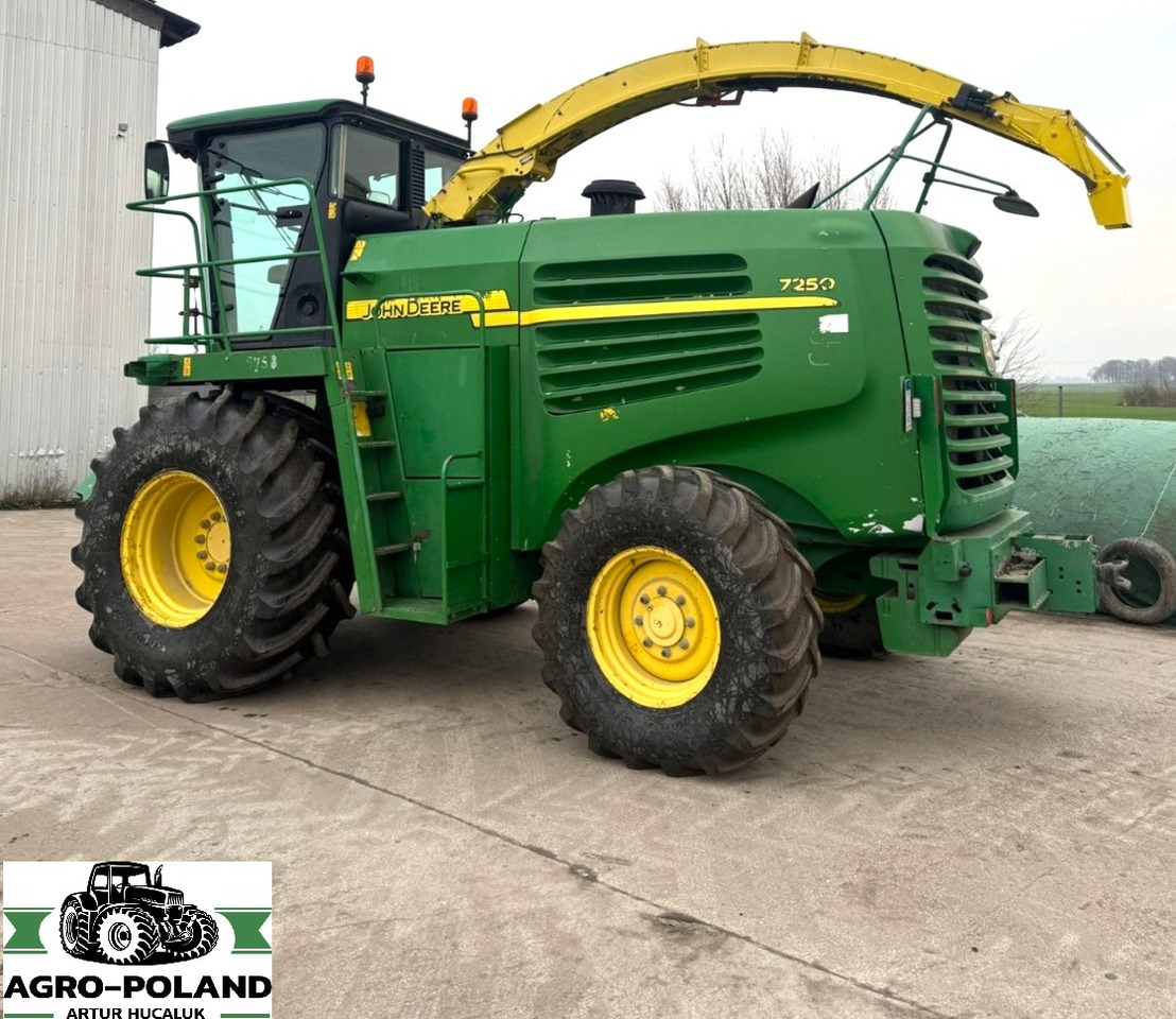 JOHN DEERE 7250 - 2008 rok - Kemper 445 - Pickup 630B - Forage harvester: picture 2 JOHN DEERE 7250 - 2008 rok - Kemper 445 - Pickup 630B - Forage harvester: picture 2