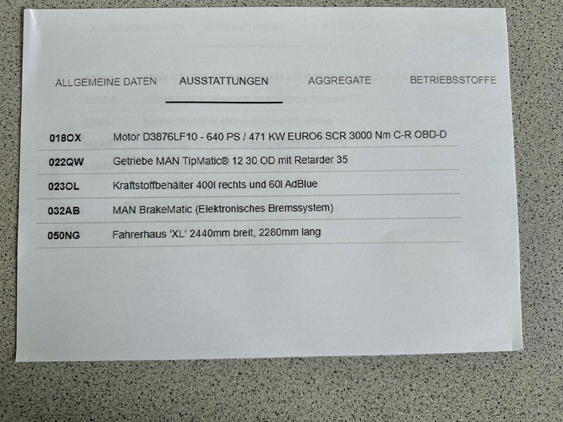 MAN TGS 33.640 6x4 Kipphydraulic-Retarder - Tractor unit: picture 5 MAN TGS 33.640 6x4 Kipphydraulic-Retarder - Tractor unit: picture 5