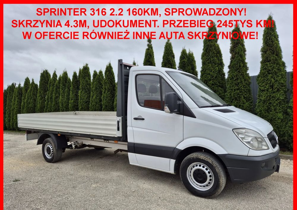 Mercedes-Benz 316CDI 2.2 160KM - Open body delivery van: picture 1 Mercedes-Benz 316CDI 2.2 160KM - Open body delivery van: picture 1