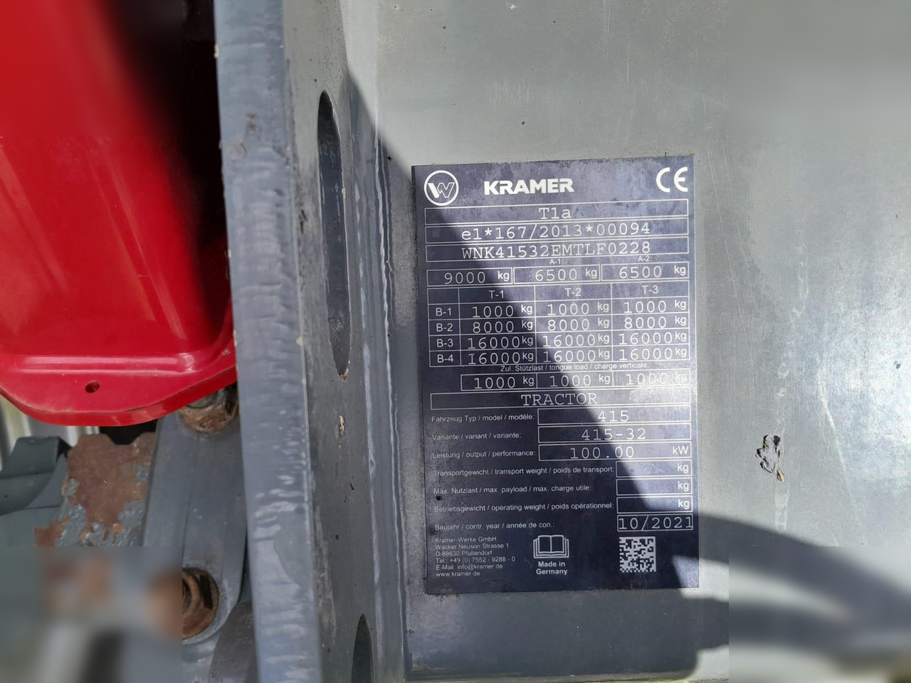 Telescopic handler 2022 KRAMER KT356: picture 11 Telescopic handler 2022 KRAMER KT356: picture 11