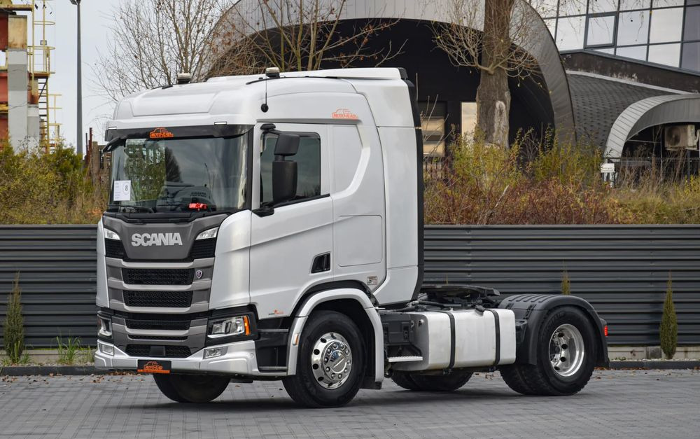 Scania R450 / HYDRAULIKA / RETARDER / ACC / KLIMA / FULL LEDY / ALUFELGI / SERWISOWANA / SPROWADZONA - Tractor unit: picture 1 Scania R450 / HYDRAULIKA / RETARDER / ACC / KLIMA / FULL LEDY / ALUFELGI / SERWISOWANA / SPROWADZONA - Tractor unit: picture 1