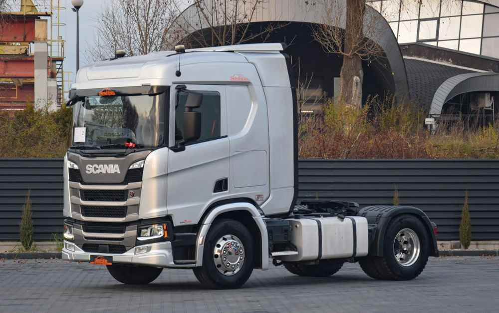 Scania R450 / HYDRAULIKA / RETARDER / ACC / KLIMA / FULL LEDY / ALUFELGI / SERWISOWANA / SPROWADZONA - Tractor unit: picture 1 Scania R450 / HYDRAULIKA / RETARDER / ACC / KLIMA / FULL LEDY / ALUFELGI / SERWISOWANA / SPROWADZONA - Tractor unit: picture 1