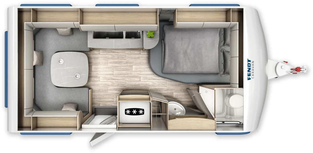 Fendt Bianco Activ 445 SFB Shower-Paket, GFK - Caravan: picture 2 Fendt Bianco Activ 445 SFB Shower-Paket, GFK - Caravan: picture 2