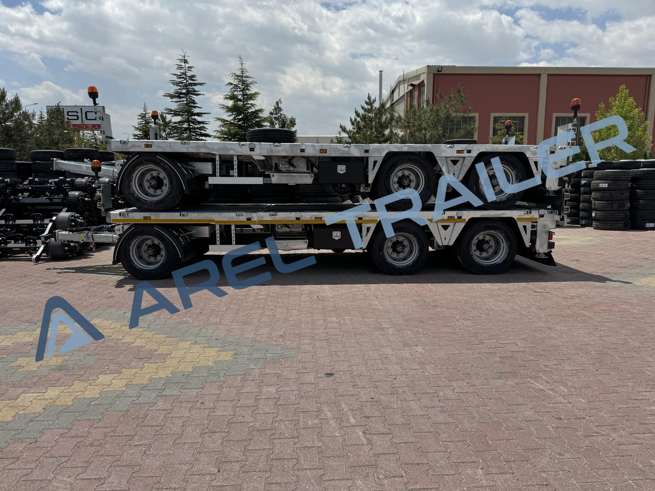 AREL TRAILER 2+1 AXLE DRAWBAR REMORQUE TRAILER - Low loader trailer: picture 2 AREL TRAILER 2+1 AXLE DRAWBAR REMORQUE TRAILER - Low loader trailer: picture 2