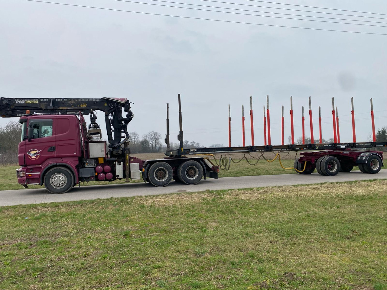 SCANIA R500 - Tractor unit, Logging semi-trailer: picture 3 SCANIA R500 - Tractor unit, Logging semi-trailer: picture 3