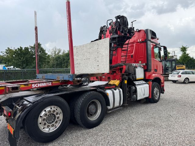 Tractor unit, Logging semi-trailer Mercedes-Benz 2651*6x2/4x4*HAD*PALFINGER-KRAN*KOMPLETTZUG*LENK: picture 6