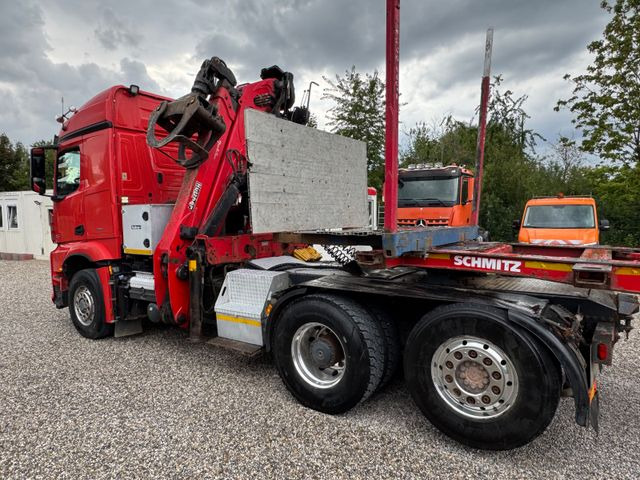Tractor unit, Logging semi-trailer Mercedes-Benz 2651*6x2/4x4*HAD*PALFINGER-KRAN*KOMPLETTZUG*LENK: picture 18