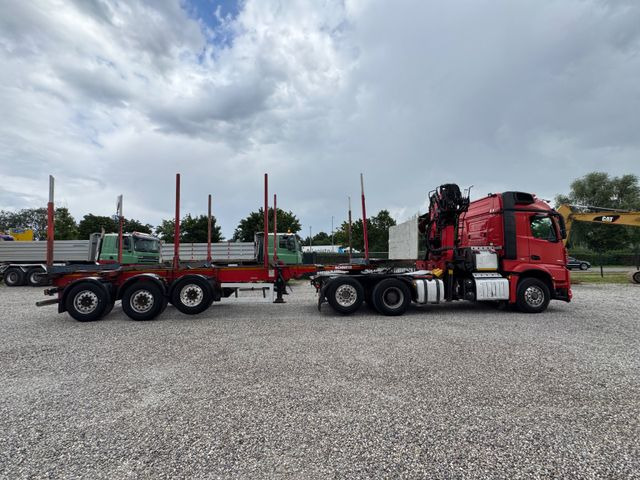 Tractor unit, Logging semi-trailer Mercedes-Benz 2651*6x2/4x4*HAD*PALFINGER-KRAN*KOMPLETTZUG*LENK: picture 9