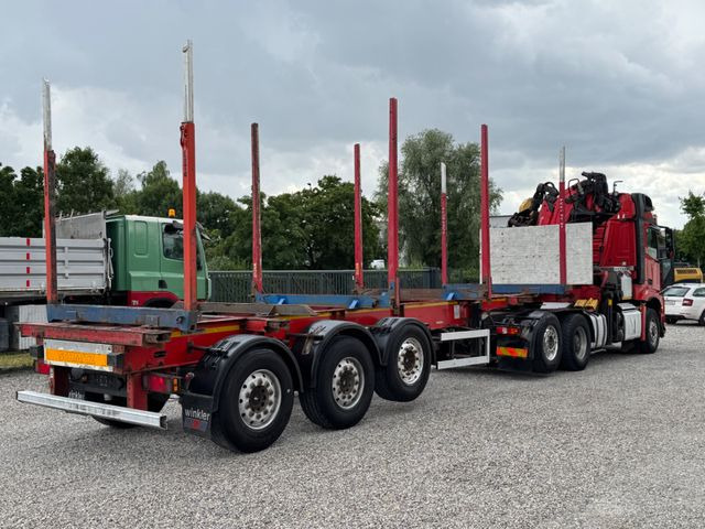 Tractor unit, Logging semi-trailer Mercedes-Benz 2651*6x2/4x4*HAD*PALFINGER-KRAN*KOMPLETTZUG*LENK: picture 7