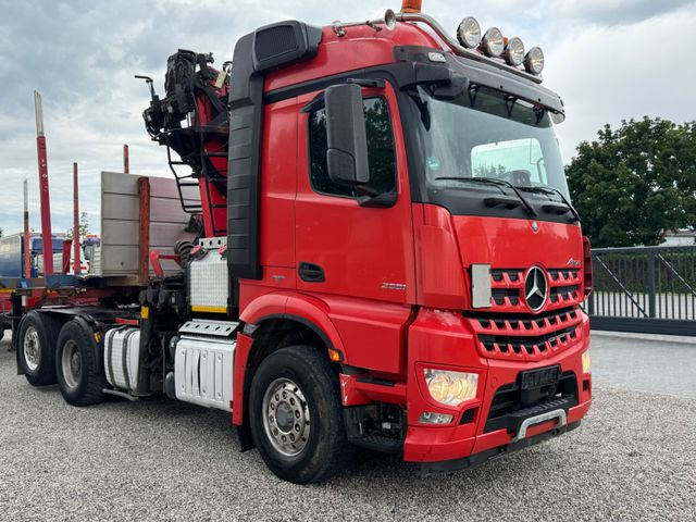 Mercedes-Benz 2651*6x2/4x4*HAD*PALFINGER-KRAN*KOMPLETTZUG*LENK - Tractor unit, Logging semi-trailer: picture 4 Mercedes-Benz 2651*6x2/4x4*HAD*PALFINGER-KRAN*KOMPLETTZUG*LENK - Tractor unit, Logging semi-trailer: picture 4