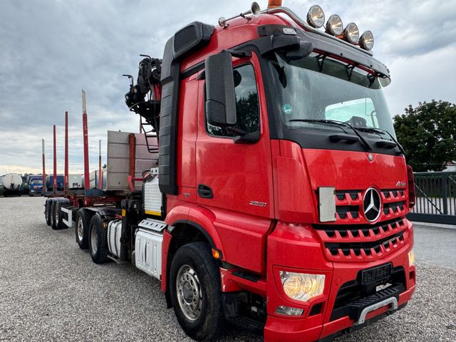Mercedes-Benz 2651*6x2/4x4*HAD*PALFINGER-KRAN*KOMPLETTZUG*LENK - Tractor unit, Logging semi-trailer: picture 2 Mercedes-Benz 2651*6x2/4x4*HAD*PALFINGER-KRAN*KOMPLETTZUG*LENK - Tractor unit, Logging semi-trailer: picture 2