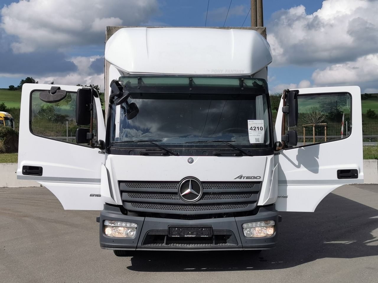 MERCEDES-BENZ ATEGO 816 EURO 6 - Curtainsider truck: picture 4 MERCEDES-BENZ ATEGO 816 EURO 6 - Curtainsider truck: picture 4