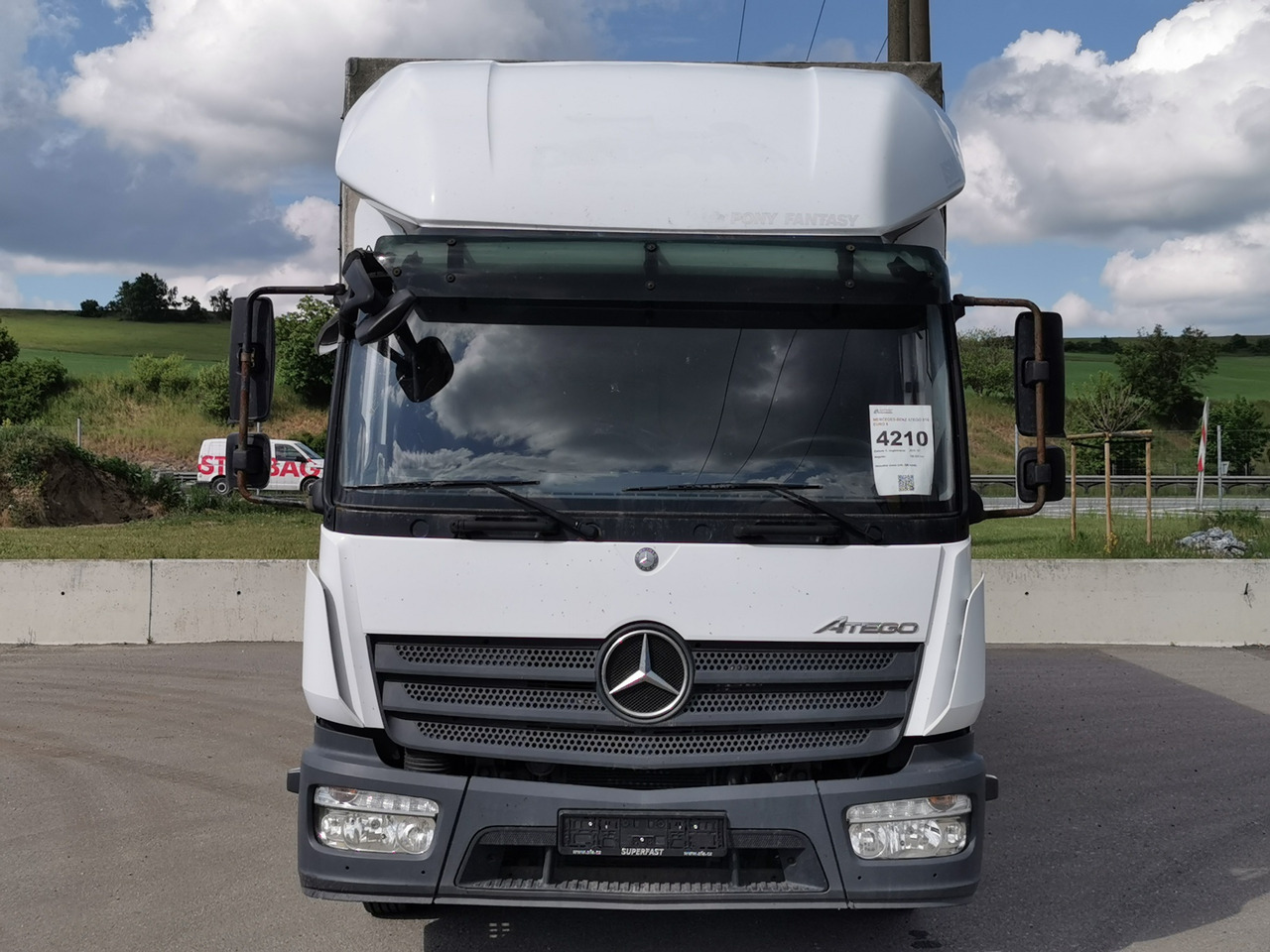 MERCEDES-BENZ ATEGO 816 EURO 6 - Curtainsider truck: picture 2 MERCEDES-BENZ ATEGO 816 EURO 6 - Curtainsider truck: picture 2