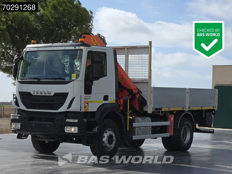 Iveco Trakker 310 4X2 Palfinger PK14002 EH Crane Kran Rotator Steelsuspension Big-Axle Manual Euro 6 - Dropside/ Flatbed truck, Crane truck: picture 1 Iveco Trakker 310 4X2 Palfinger PK14002 EH Crane Kran Rotator Steelsuspension Big-Axle Manual Euro 6 - Dropside/ Flatbed truck, Crane truck: picture 1