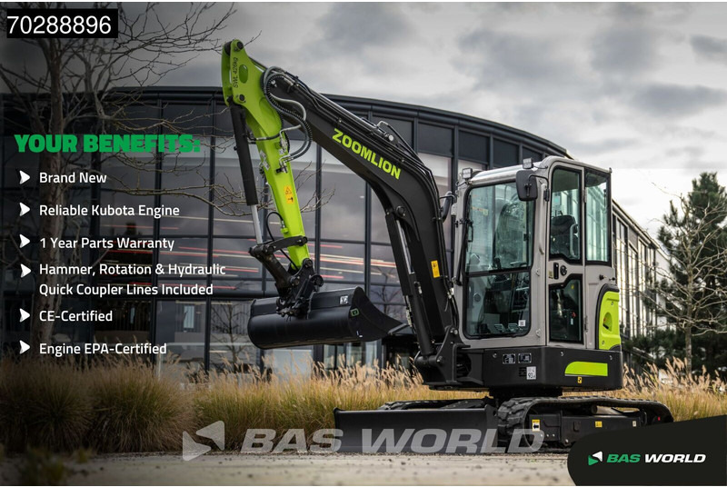 Zoomlion ZE26 GU Garantía de fábrica - A/C - Certificado CE - Mini excavator: picture 5 Zoomlion ZE26 GU Garantía de fábrica - A/C - Certificado CE - Mini excavator: picture 5