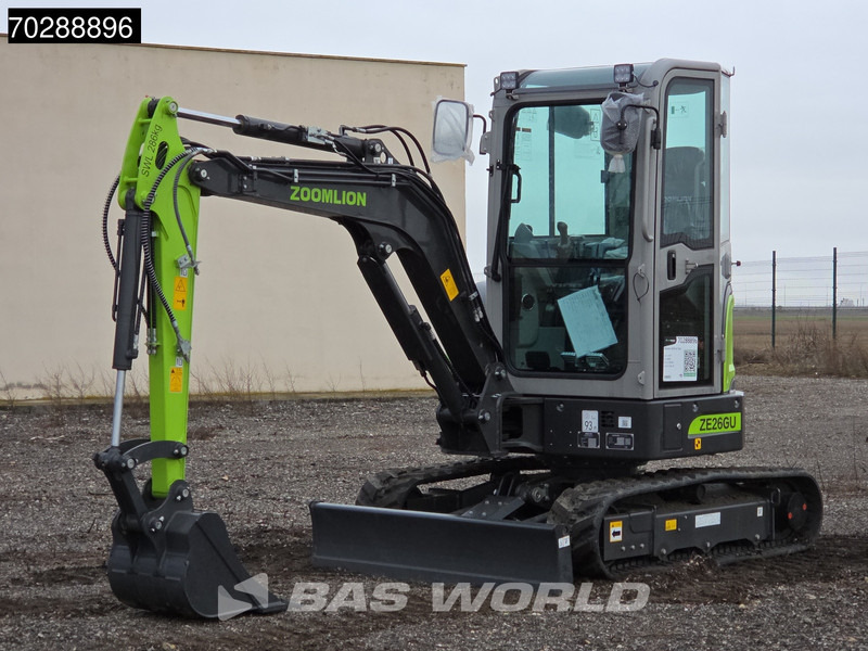 Zoomlion ZE26 GU Garantía de fábrica - A/C - Certificado CE - Mini excavator: picture 1 Zoomlion ZE26 GU Garantía de fábrica - A/C - Certificado CE - Mini excavator: picture 1