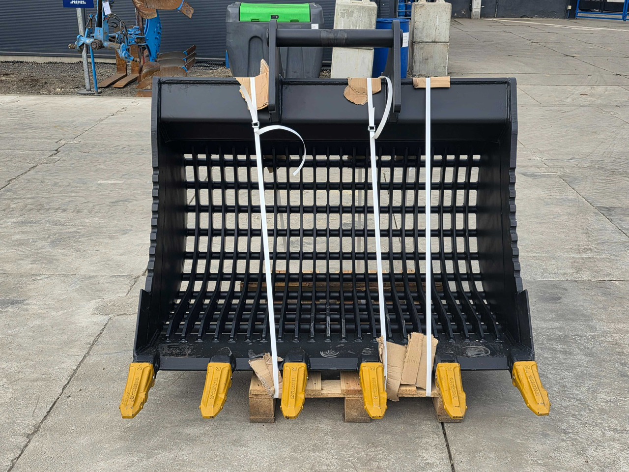 Łyżka ażurowa przesiewająca Koparka kołowa gąsienicowa 120cm Szczelina - Sorting bucket for Excavator: picture 2 Łyżka ażurowa przesiewająca Koparka kołowa gąsienicowa 120cm Szczelina - Sorting bucket for Excavator: picture 2