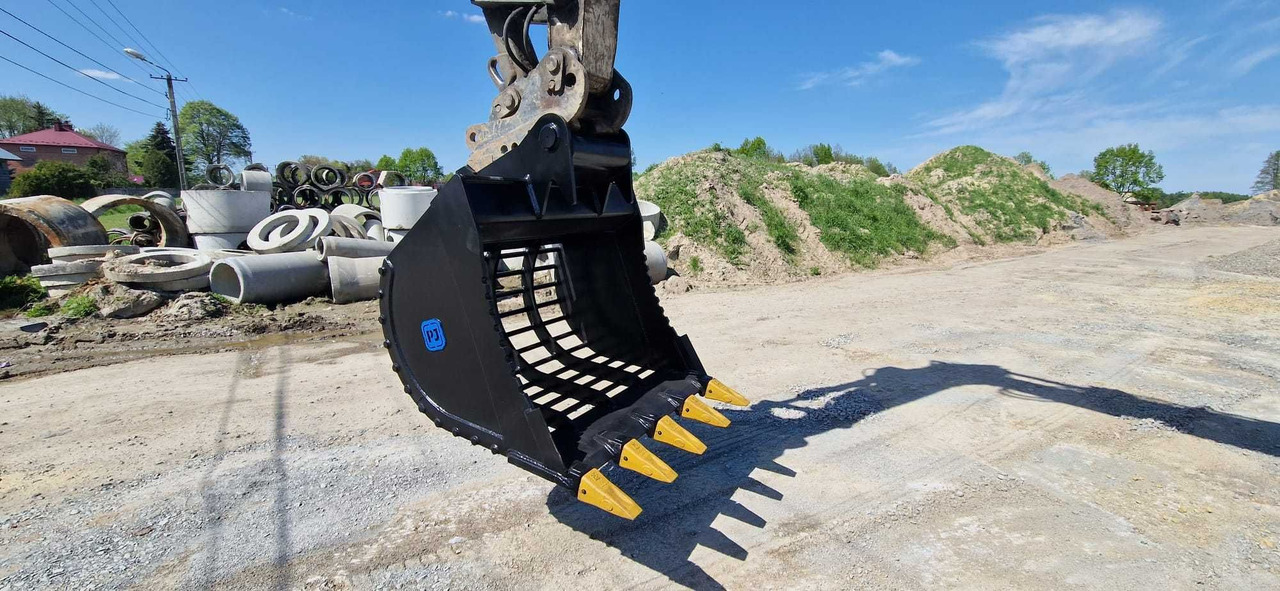 Łyżka ażurowa przesiewająca Koparka kołowa gąsienicowa 120cm Szczelina - Sorting bucket for Excavator: picture 5 Łyżka ażurowa przesiewająca Koparka kołowa gąsienicowa 120cm Szczelina - Sorting bucket for Excavator: picture 5