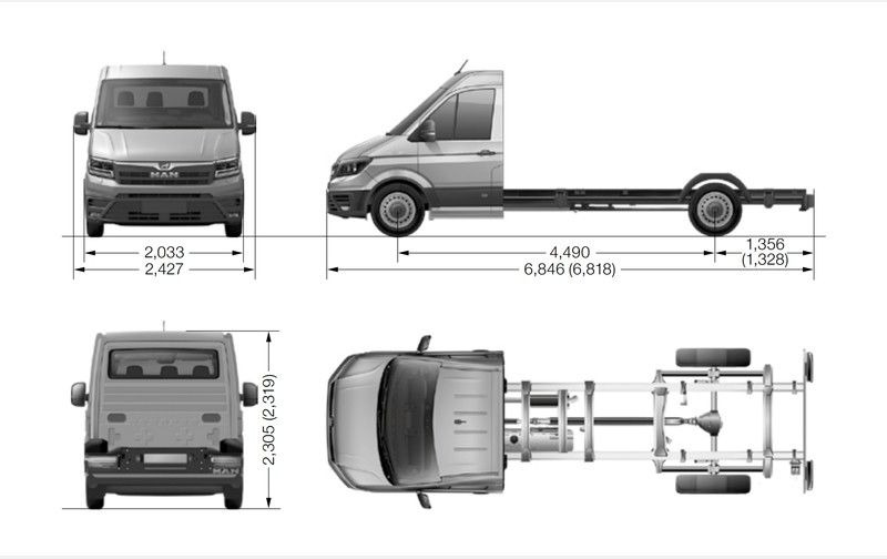 MAN TGE L4 MAN TGE L4 - Cab chassis truck: picture 1 MAN TGE L4 MAN TGE L4 - Cab chassis truck: picture 1