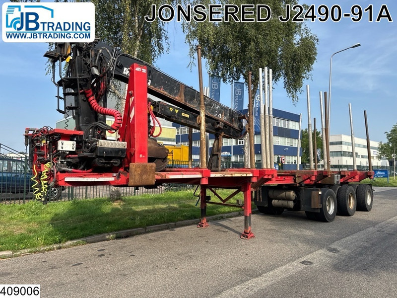 Billaud Chassis Wood transport, Jonsered, Extendable. - Logging semi-trailer: picture 1 Billaud Chassis Wood transport, Jonsered, Extendable. - Logging semi-trailer: picture 1
