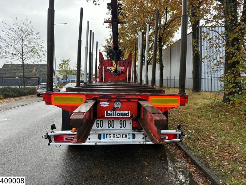 Billaud Chassis Wood transport, Steel suspension, Extendable - Logging semi-trailer: picture 5 Billaud Chassis Wood transport, Steel suspension, Extendable - Logging semi-trailer: picture 5