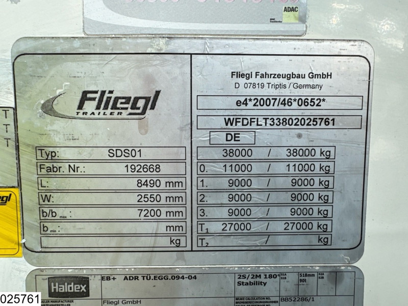 Fliegl kipper - Tipper semi-trailer: picture 4 Fliegl kipper - Tipper semi-trailer: picture 4