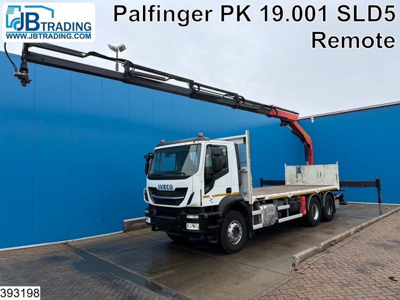 Iveco Trakker 360 6x4, EURO 6, Palfinger, Remote, Steel - Dropside/ Flatbed truck, Crane truck: picture 1 Iveco Trakker 360 6x4, EURO 6, Palfinger, Remote, Steel - Dropside/ Flatbed truck, Crane truck: picture 1