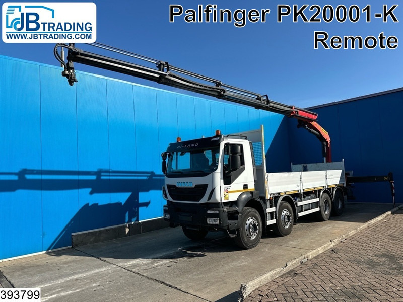 Iveco Trakker 410 8x4, EURO 6, Palfinger, Remote, Retarder - Dropside/ Flatbed truck, Crane truck: picture 1 Iveco Trakker 410 8x4, EURO 6, Palfinger, Remote, Retarder - Dropside/ Flatbed truck, Crane truck: picture 1