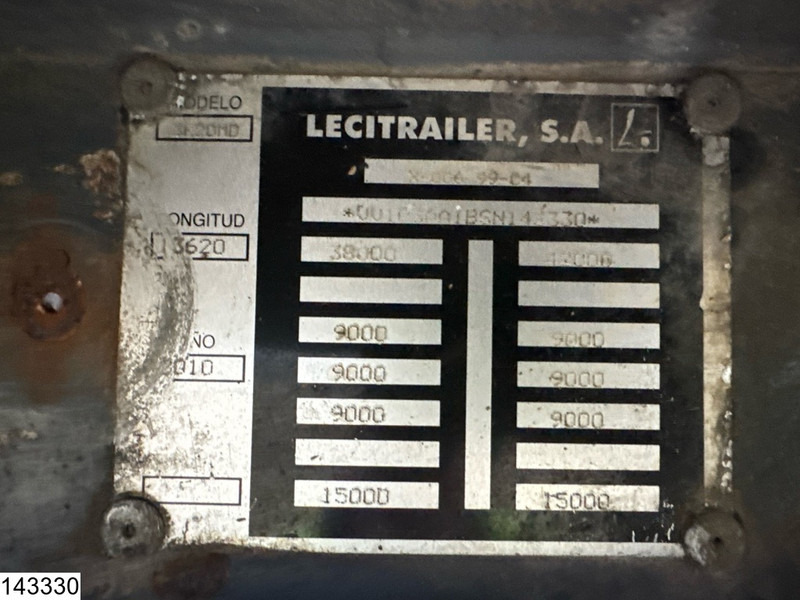 Lecitrailer Tautliner Lifting roof, Aluminium plates - Curtainsider semi-trailer: picture 4 Lecitrailer Tautliner Lifting roof, Aluminium plates - Curtainsider semi-trailer: picture 4