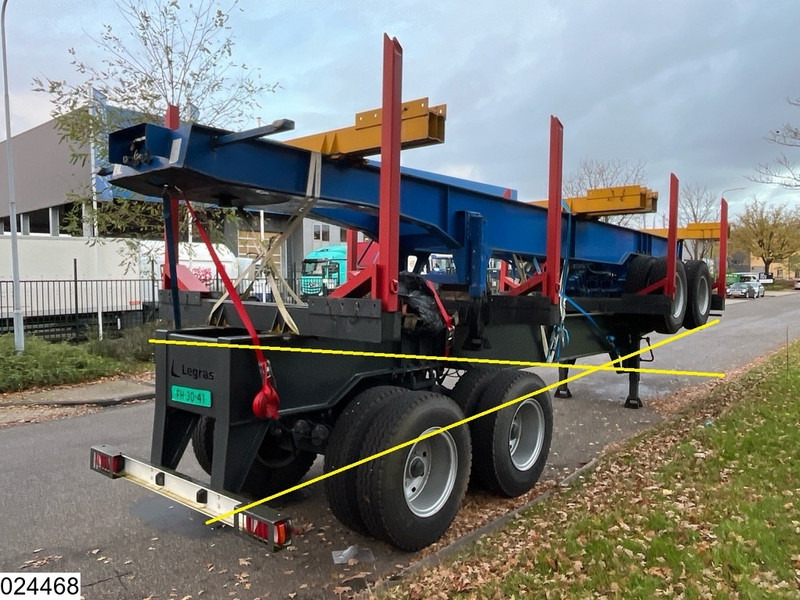 Legras Openlaadbak Wood transport, Steel suspension - Logging semi-trailer: picture 2 Legras Openlaadbak Wood transport, Steel suspension - Logging semi-trailer: picture 2