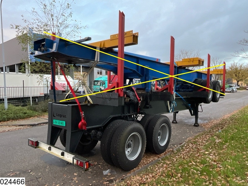 Legras Openlaadbak Wood transport, Steel suspension - Logging semi-trailer: picture 2 Legras Openlaadbak Wood transport, Steel suspension - Logging semi-trailer: picture 2