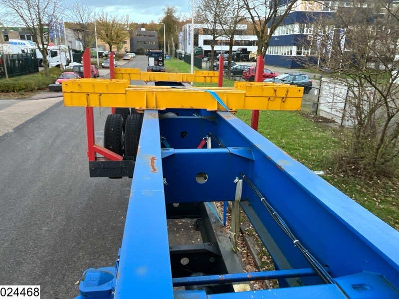 Logging semi-trailer Legras Openlaadbak Wood transport, Steel suspension: picture 7
