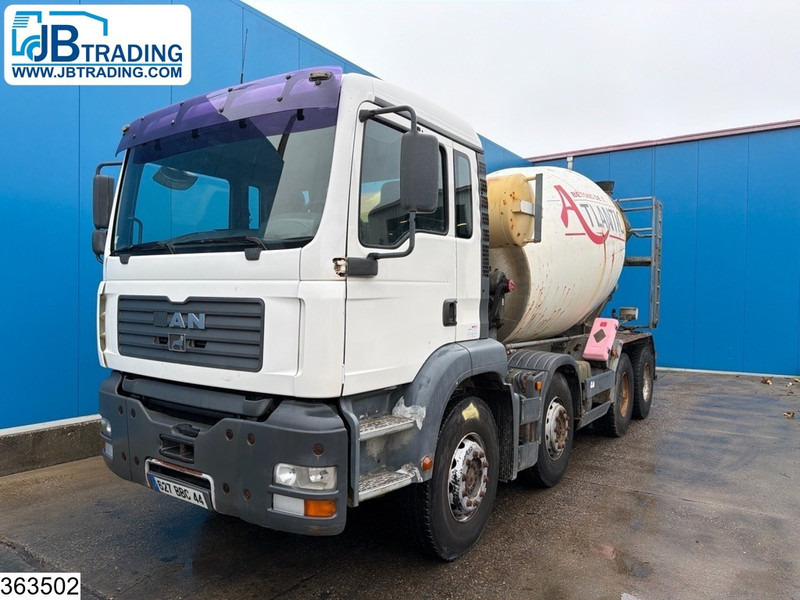 MAN TGA 32 360 8x4, 8 m³, Manual transmission, Leaf suspension - Concrete mixer truck: picture 1 MAN TGA 32 360 8x4, 8 m³, Manual transmission, Leaf suspension - Concrete mixer truck: picture 1